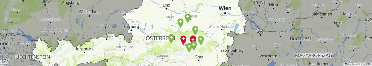 Map view for Pharmacies emergency services nearby Wildalpen (Municipality, Steiermark) (48)